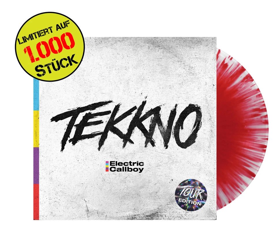 Electric Callboy | TEKKNO (Tour Edition) | Ltd. Clear Red Splattered LP  Neu OVP - Bild 1 von 1