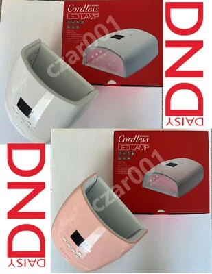 NEW DND CORDLESS – Rechargeable UV/Led Lamp - YOUR CHOICE OF PINK OR WHITE! - Image 1 of 4