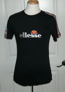 NWT  Men's Ellesse Short Sleeve Acapulco T- Shirt Size S Color Black $45 - Picture 1 of 5