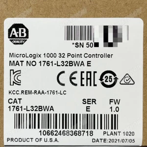 New Sealed Allen Bradley 1761-L32BWA SER E Micrologix 1000 32 Point Controller - Picture 1 of 2