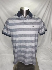 Michael Kors Polo Shirt Mens Size L Midnight Blue Short Sleeve Logo Spring - Picture 1 of 9