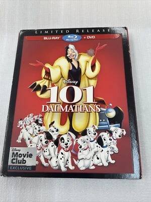 101 Dalmatians (Blu-ray+DVD,2018,Disney Movie Club Exclusive) Brand New W/Slip! - Image 1 of 4