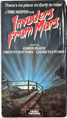 INVADERS FROM MARS VHS Tape 1986 SEALED - Video Treasures - SV9108 - NEW - Image 1 of 4