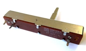 47K SLIDE POTENTIOMETER LINEAR 47K UNITRA TELEPOD -- NOS! (1 pcs) - Picture 1 of 3