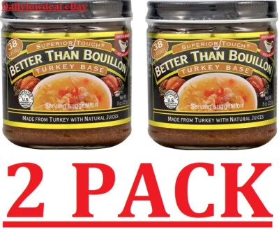 PACK DE 2 - Base de pavo Better Than Bouillon 8 oz (16 oz) Foto 1 de 4