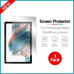 3-Pack LCD Ultra Clear HD Screen Protector for Samsung Galaxy Tab A8 10.5 (2021) - Picture 1 of 4