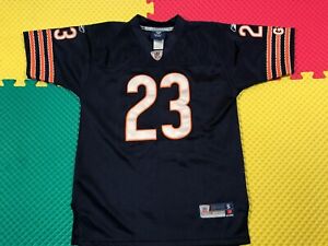 Devin Hester Chicago Bears Reebok NFL OnField Sewn Black Jersey Youth Size Small