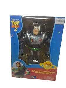 Open Box Toy Story 2 Ultra Buzz Lightyear Modellino Parlante, Tuta Grigio - G1 - Foto 1 di 2