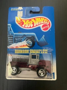 1991 Hot Wheels Mattel Oshkosh Snowplow Fresno Feed Co collector No 201 (HW1) - Picture 1 of 2