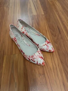 Alice + Olivia Hudson Pink Floral Patent Leather Ballet Flats, Size 9 EU 40! - Picture 1 of 4