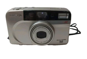 Minolta Aspheric Lens 38-110 Zoom Date Point & Shoot 35mm Film Camera - Picture 1 of 8