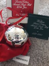 1995 WALLACE SILVER PLATE SLEIGH BELL
