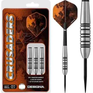 Dardos Designa Crusader V2 punta de acero 80 % tungsteno M5 - 26 g - Imagen 1 de 1