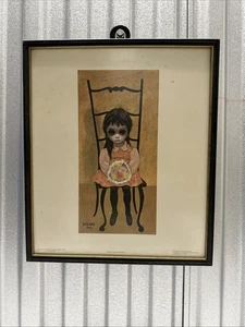 Signierter Walter/Margaret Keane Druck "Warten auf Oma" - Bild 1 von 6