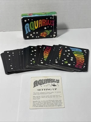 Aquarius Elemental Connections Card Game 1st Edition 1998 by Fluxx Looney Labs - Image 1 of 4