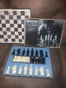Vintage E.S Lowe Renaissance Schachfiguren Schach Brettspiel Original Schachspiel - Bild 1 von 13