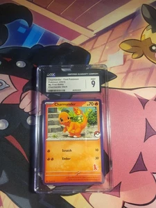 Charmander (Blue Border) My First Battle Deck Stamp CGC Mint 9 - Picture 1 of 2