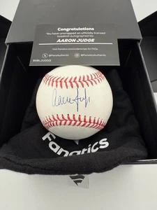 2025 Fanatics Under Wraps Aaron Judge Autographed Officially Licensed Baseball - Picture 1 of 5