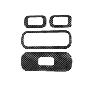Real Carbon Fiber Window Lift Panel Cover Trim for Benz G500 G63 W464 2019-2023 - Picture 1 of 5