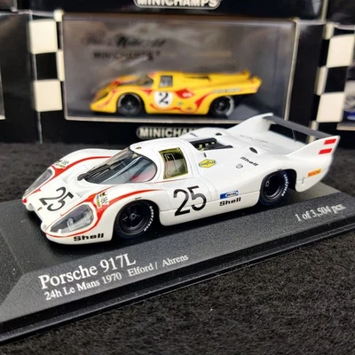 MINICHAMPS PORSCHE 917 L 24H LE MANS 1970 ELFORD/ AHRENS #25 1:43 EN BOITE - Photo 1/4