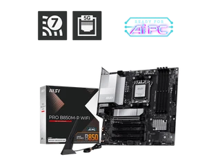 MSI PRO B850M-P WIFI AM5 Motherboard Fast delivery - Bild 1 von 5