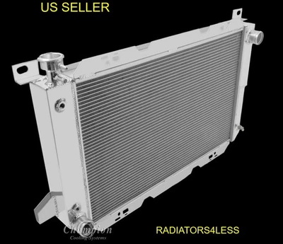 CAMPEÓN 4 FILAS RADIADOR ALUMINIO 85 86 87 88 89 90-96 FORD TRUCK F-150 F-250 V8 Foto 1 de 2