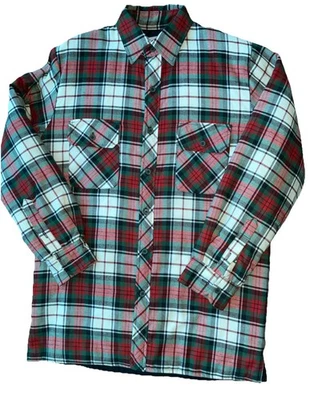 Dickies Masculino Acolchoado Isolado Interior/Xadrez Shacket/Forrado/Camisa de Lã/Tamanho P - Imagem 1 de 4