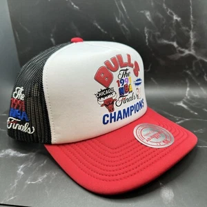 Chicago Bulls NBA 1991 Finales Campeones Gorra Gorra Mitchell And Ness Snapback - Imagen 1 de 6