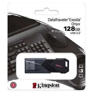 Kingston DataTraveler Exodia Onyx 128 GB USB 3.2 - nero, DTXON/128 GB - Foto 1 di 4