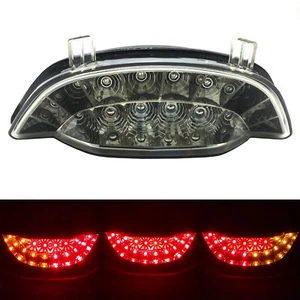 Chrome Led Tail Brake Turn Signal Light Smoke For 2009-2018 YAMAHA Vmax VMX 1700 - Picture 1 of 9