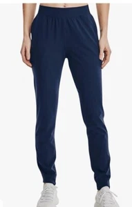 UNDER ARMOUR WOMEN'S VANISH WOVEN JOGGER PANTS NAVY SZ XS #1357447-NWT - Picture 1 of 2