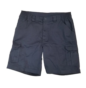 Weekender Cargo Shorts Mens 38 Navy Blue Outdoor Utility Pockets Stretch Waist - Picture 1 of 16