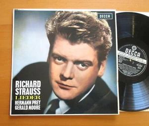SXL 6107 ED1 Richard Strauss Lieder Hermann Prey Gerald Moore EX Decca WBG 1st - Picture 1 of 5