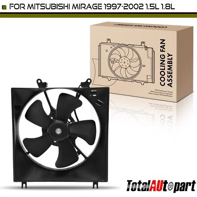 Nuevo conjunto de ventilador de refrigeración del motor para Mitsubishi Mirage 1997-2002 1,5 L 1,8 L 2 pines Foto 1 de 4