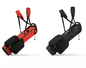 NEW Sun Mountain SLX SUNDAY Carry Golf Bag, 4-WAY DIVIDER, BLACK or INFERNO,$179 - Picture 1 of 1