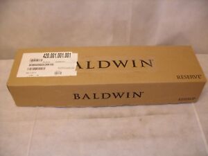 Baldwin Miami Double Cylinder Handleset - Square Lever Interior 9BR1810-061 NEW