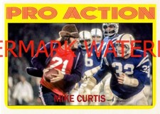 Mike Curtis Baltimore Colts 1972 ACEO custom card + back!