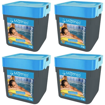 4x5kg Blue Tabs 20g 5in1 Multitabs chlor für Pool Schwimmbad Chlortabs Alegezid - Bild 1 von 4