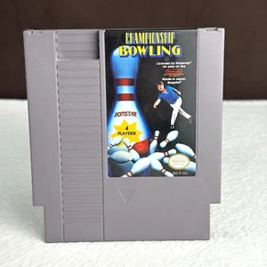 Vtg 1989 Championship Bowling NES Nintendo Video Game Cartridge TESTED & WORKS! - Picture 1 of 5