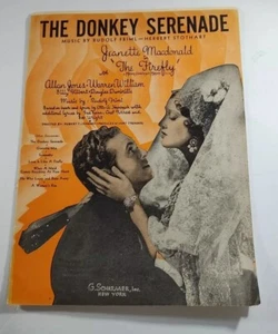 The Donkey Serenade from The Motion Picture Firefly Printed 1937 - Picture 1 of 4