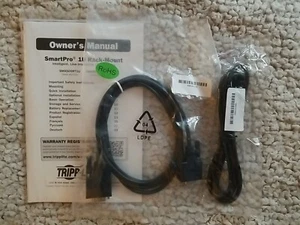 OEM Tripp Lite UPS Communications Cables 308040390 and 3080322400. With  Manual  - Picture 1 of 8