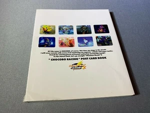 Chocobo Racing Japan Playstation PS1 Postcard Book Brand New Corner Flaw - Picture 1 of 3