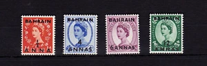 BAHREIN - 1953-54 QEII SCOTT #81,87-89 - 4V EMBALAJE ORIGINAL - COMO NUEVO EN CAJA - Imagen 1 de 3