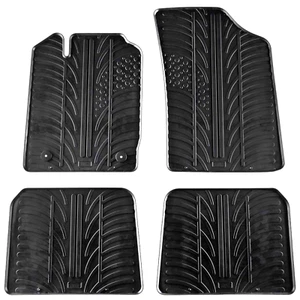 Rubber Car Floor Mats For Renault Clio MK2 All Weather Heavy Duty Auto Liners - Picture 1 of 6