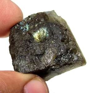 123.00Cts Untreated Natural Bi color Labradorite Brazilian Rough Gemstone CH3403 - Picture 1 of 3