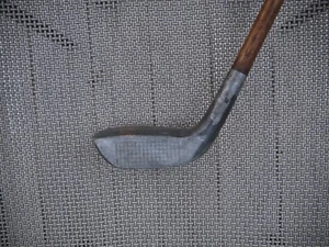 Vintage Wood Shaft Mills England Aluminum Mallet Putter - Picture 1 of 17