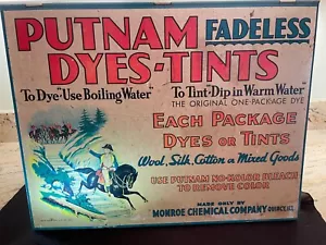 ARTÍCULO ANTIGUO ARTÍCULO DE TIENDA DE PAÍS TINTES PUBLICITARIOS EN UNA LATA COLORIDA GABINETE Fecha 1931 - Imagen 1 de 9