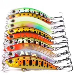 10PCS Sinking 5g 5.5cm Fishing Lure HardBait Treble Hook Tackle Swimbait Wobbler - Picture 1 of 15