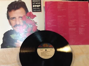 RINGO STARR ~ STOP AND SMELL THE ROSES 1981 ORIGINAL VINYL LP mit TEXT SLV NM/MT - Bild 1 von 3