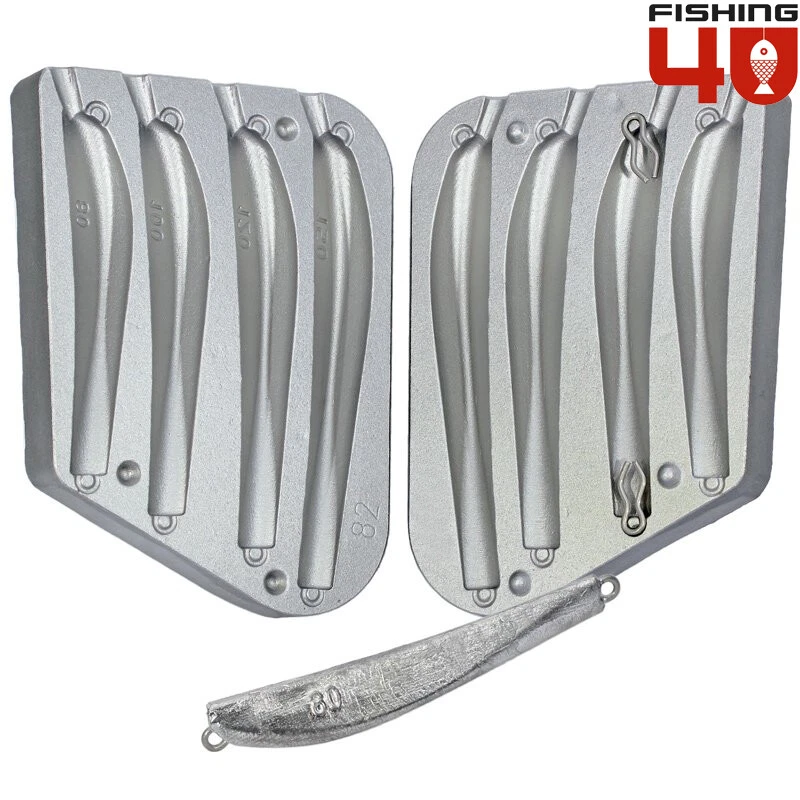 Banana Fast Drop Pirk Mould 80-100-120-150g  Deep Drop Fishing Mould - Image 1 of 1